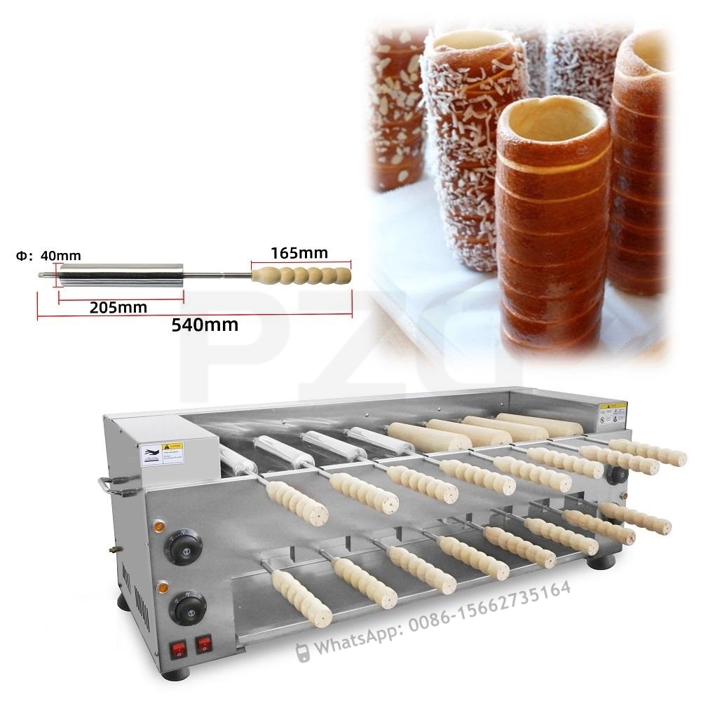Waffle Cone Maker - Chimney Cake Oven Roll Grill Machine