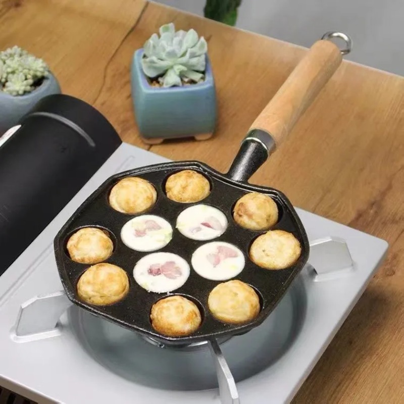 Takoyaki Grill Plate - Baking Takoyaki Pan 14 Holes Gift