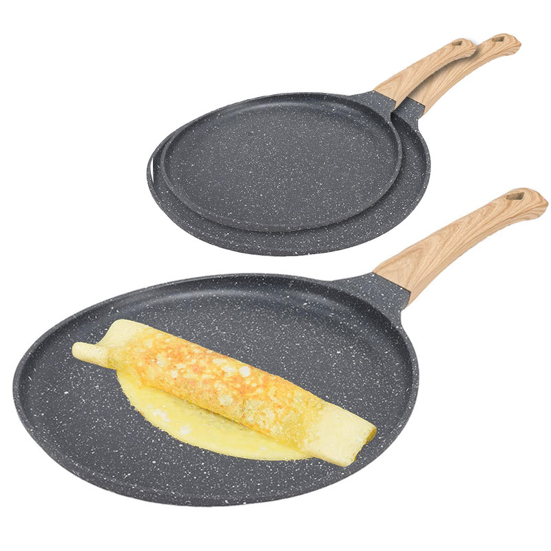 Mini Pancake Griddle - Ceramic Coating Egg Pancake Griddle Pan