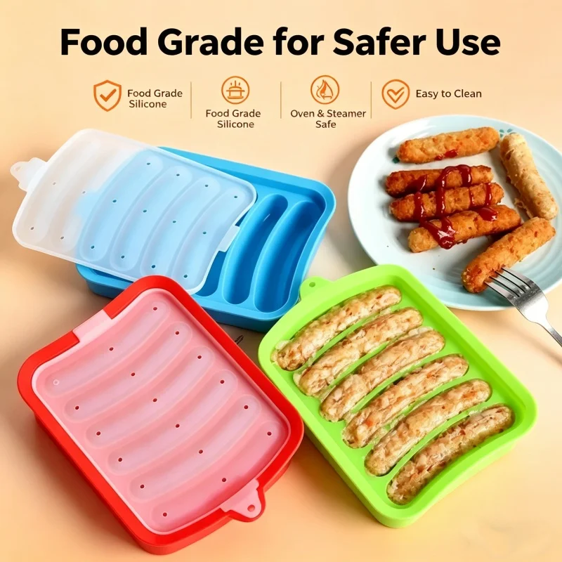 Food Grade Silicone Sausage Mo - Hot Dog Press recension och pris