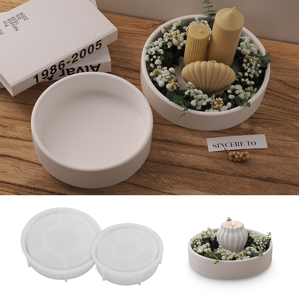 Large Capacity Cement Candle B - Potsticker Mold recension och pris