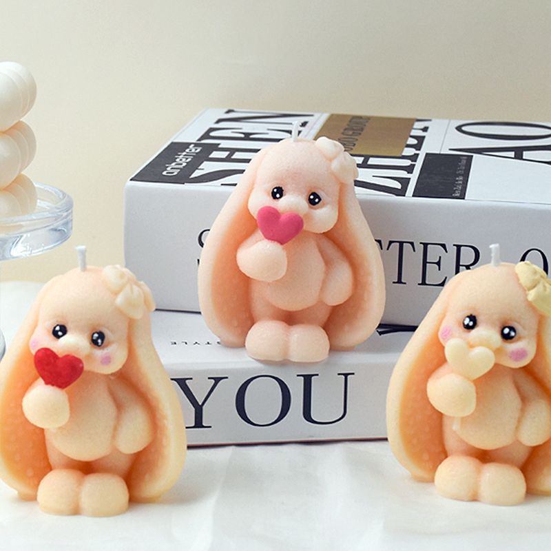 3D Long-eared Rabbit Silicone  - Bunny Cake Mold recension och pris