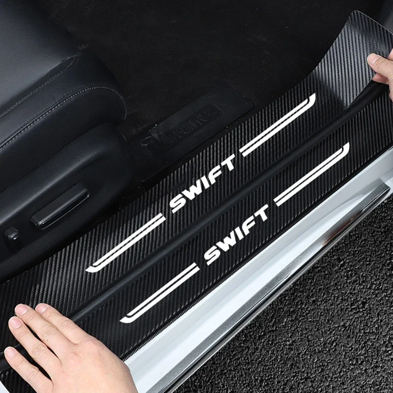 Car Front Rear Door Threshold  - Crepe Pan Carbon recension och pris