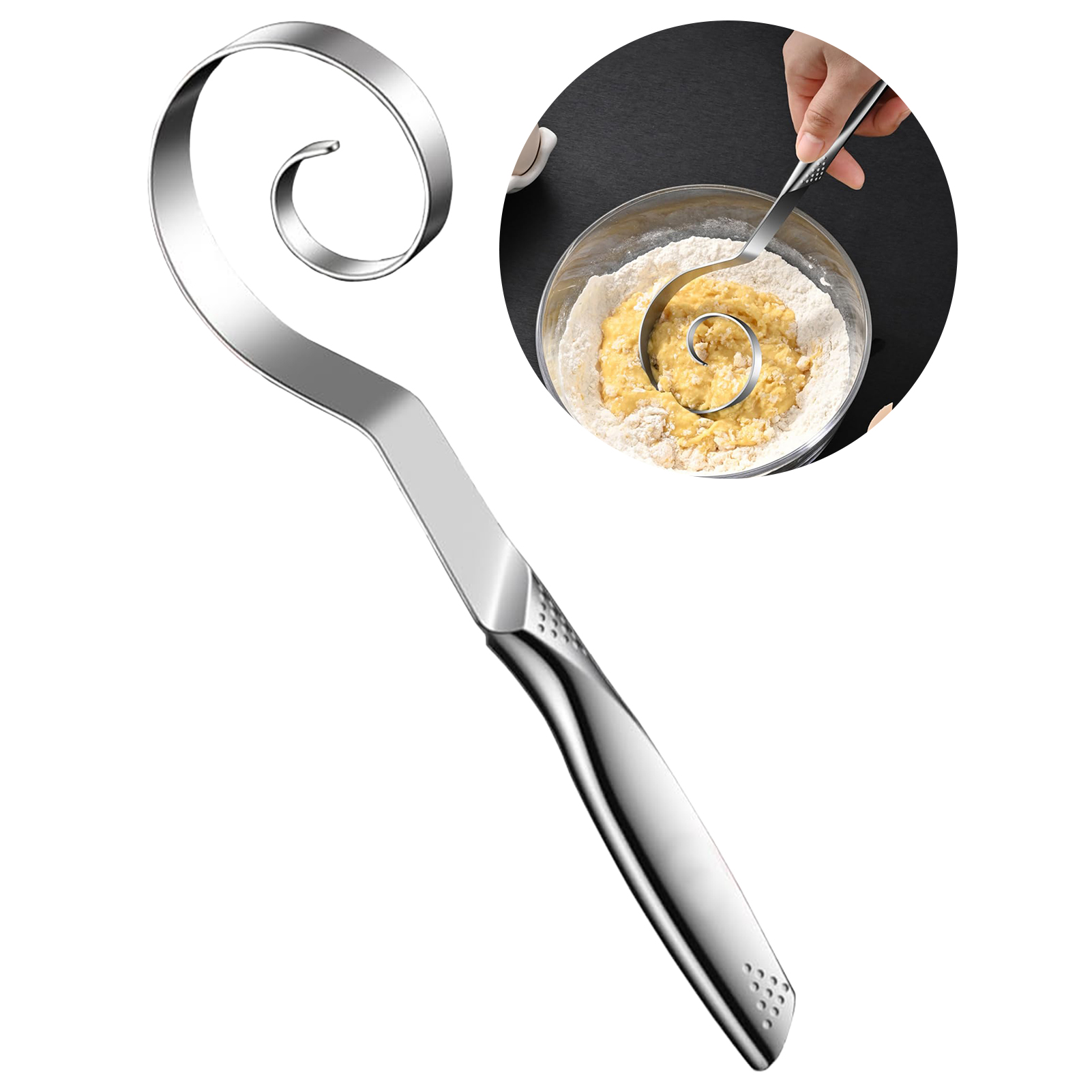 Danish Dough Whisk Stainless S - Danish Pancake Pan recension och pris
