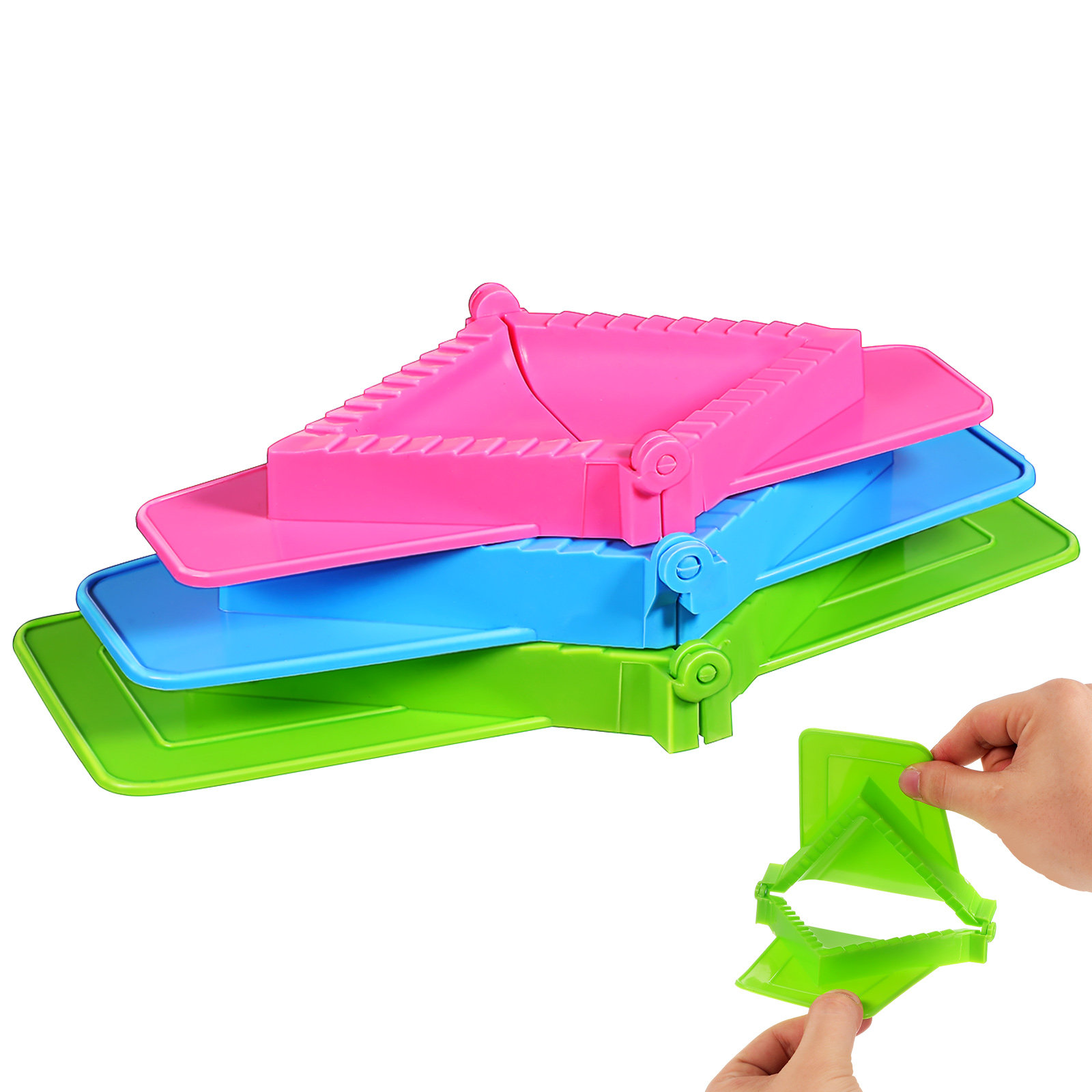 3Pcs Dumpling Mold Plastic Set - Dumpling Press Set recension och pris