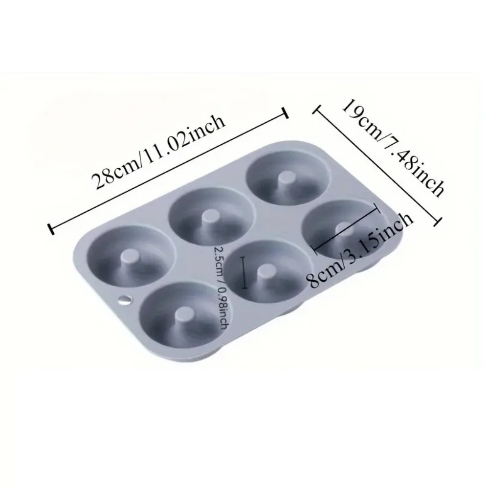6Holes Baking Mold Food Grade  - Donut Mold Silicone recension och pris