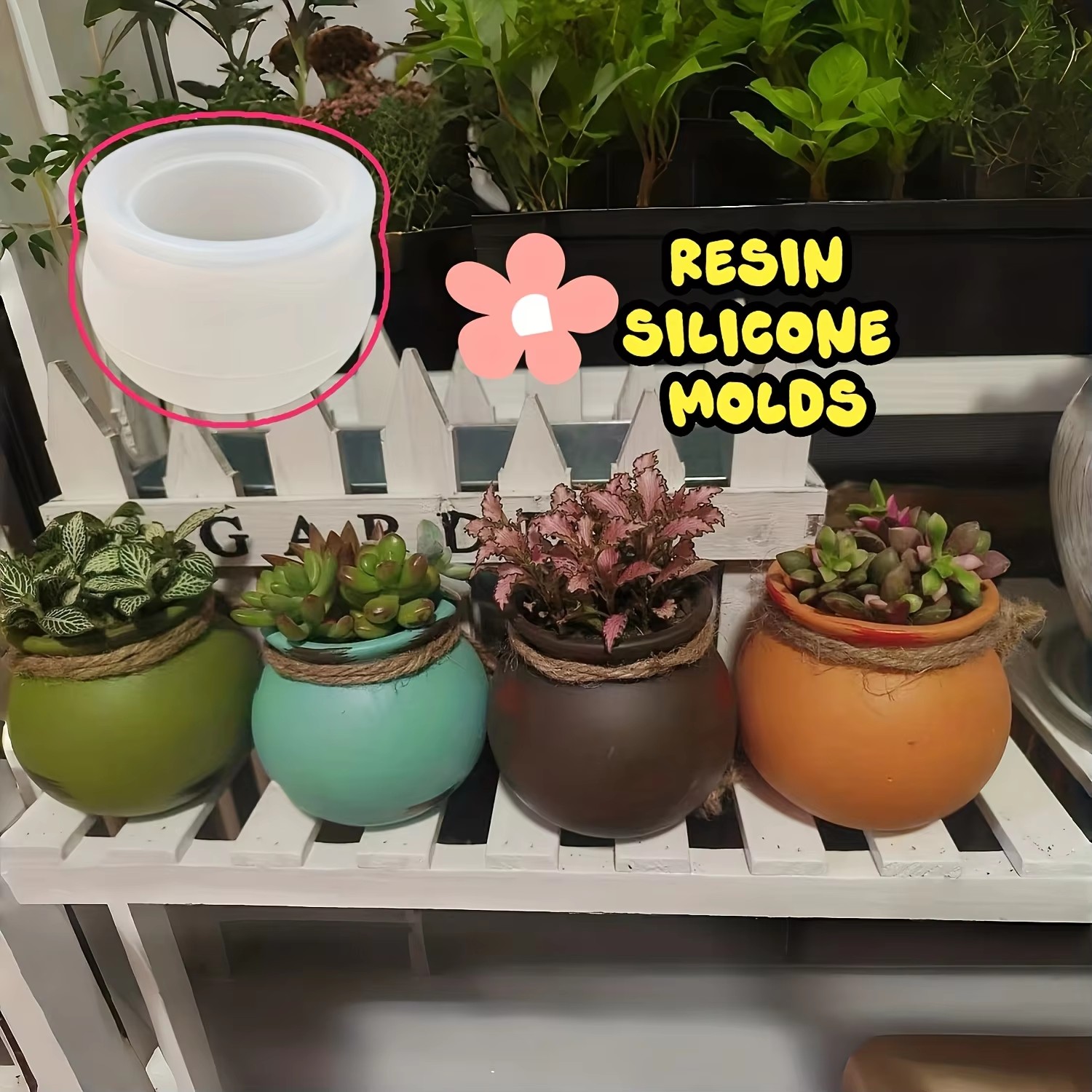 Silicone Flower Pot Molds, Res - Potsticker Mold recension och pris