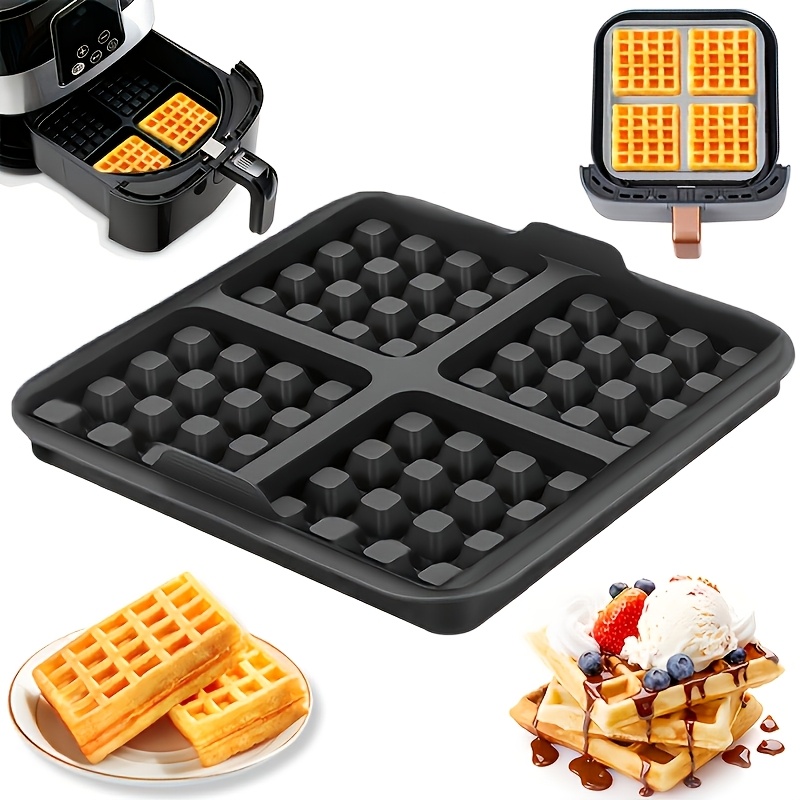 Square Waffle Mold, Non-Stick  - Mini Pancake Griddle recension och pris