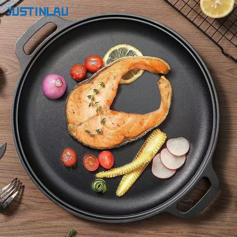 JUSTINLAU Double-Ear Frying Pa - Mini Pancake Griddle recension och pris
