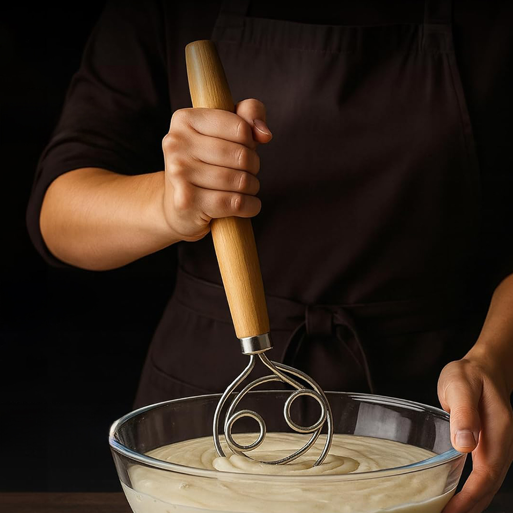 304 Stainless Steel Dough Whis - Danish Pancake Pan recension och pris