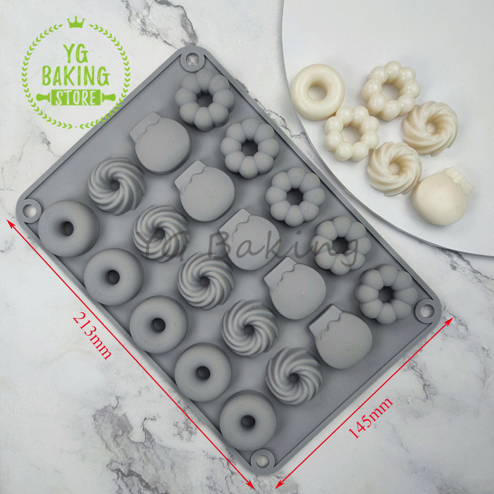 Dorica 3D Mini Donut Sawalin C - Donut Mold Silicone recension och pris