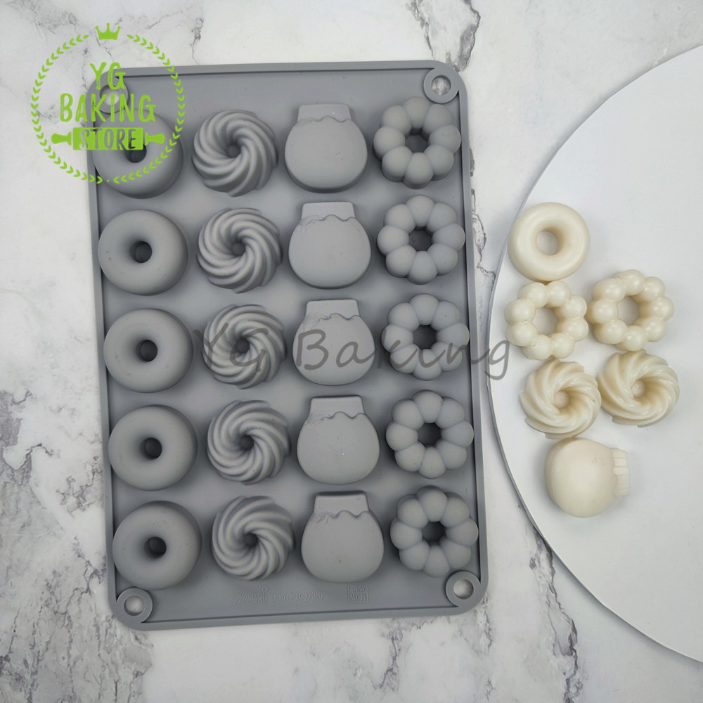 Dorica 3D Mini Donut Sawalin C - Donut Mold Silicone recension och pris