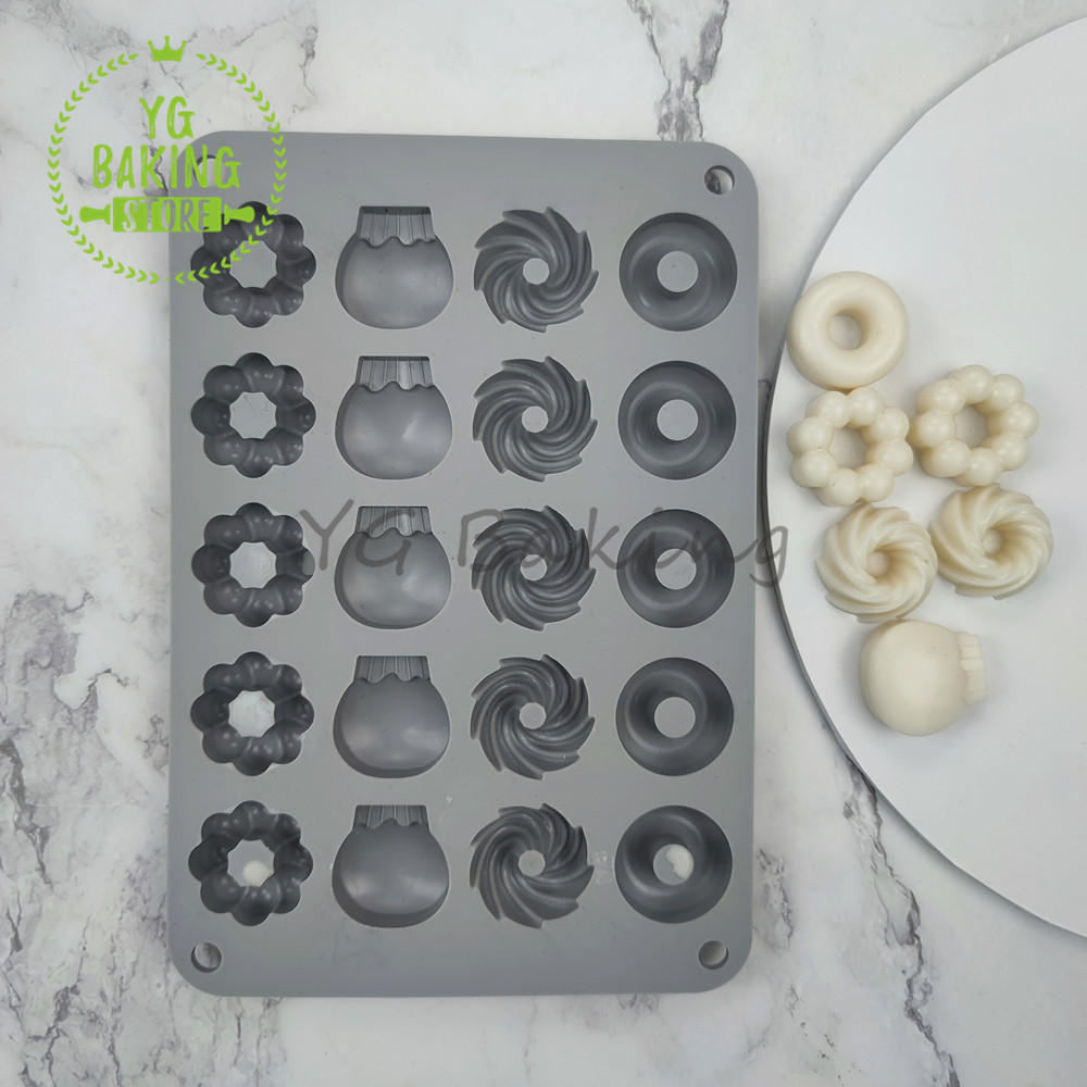 Dorica 3D Mini Donut Sawalin C - Donut Mold Silicone recension och pris