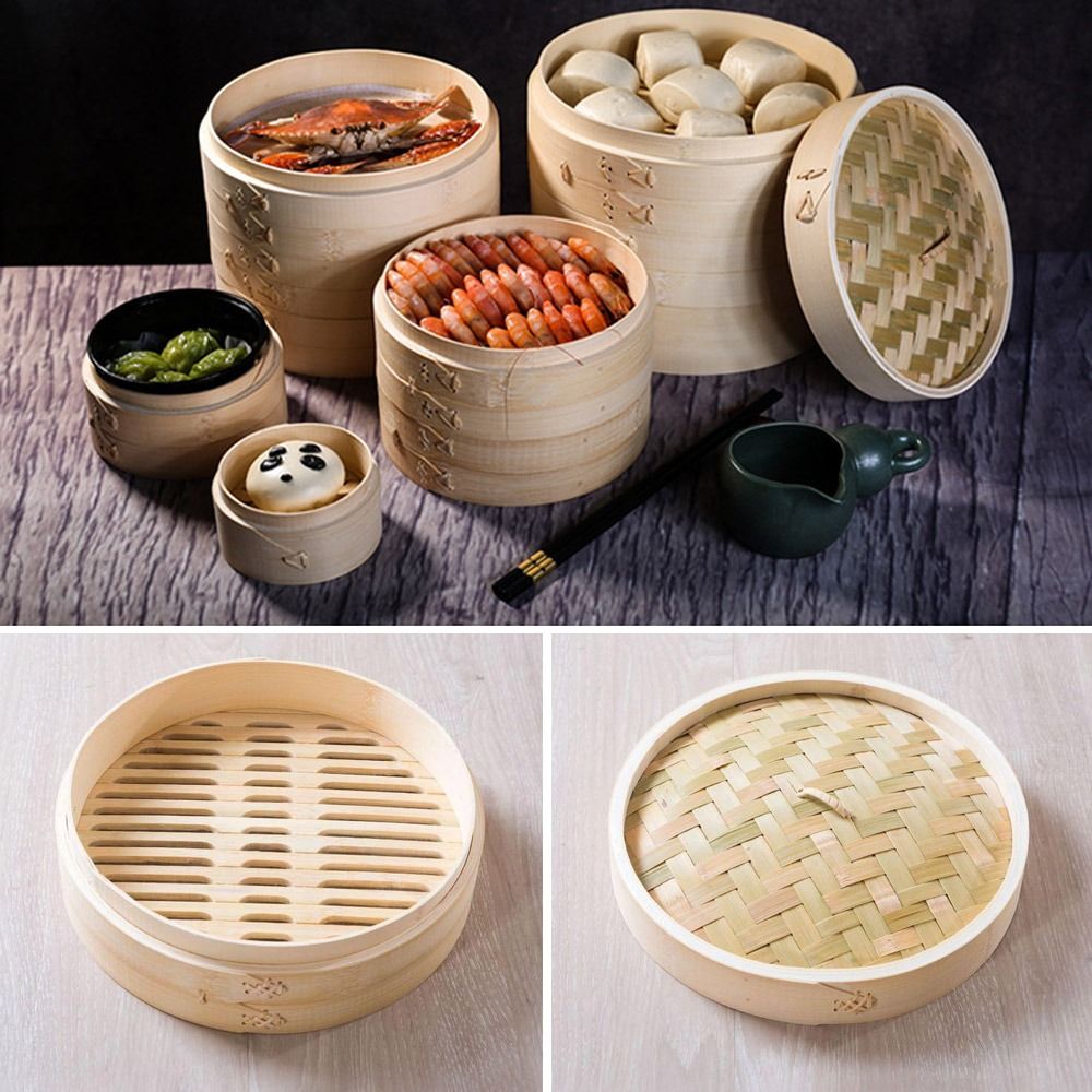 Chinese Steamer Bamboo Steamer - Bao Steamer Bamboo recension och pris