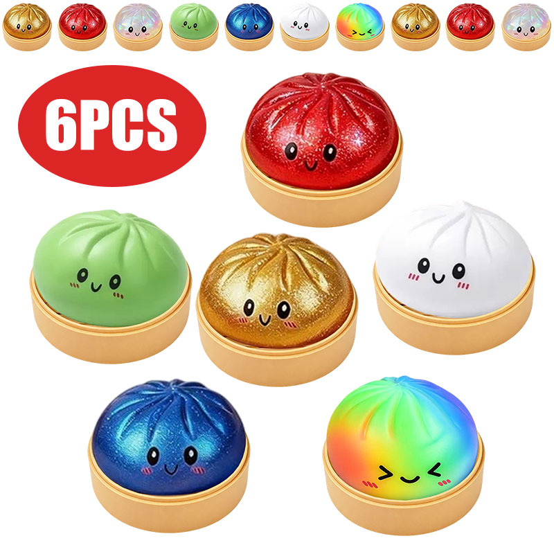 Bao Bun Squishy Toy with Bambo - Bao Steamer Bamboo recension och pris