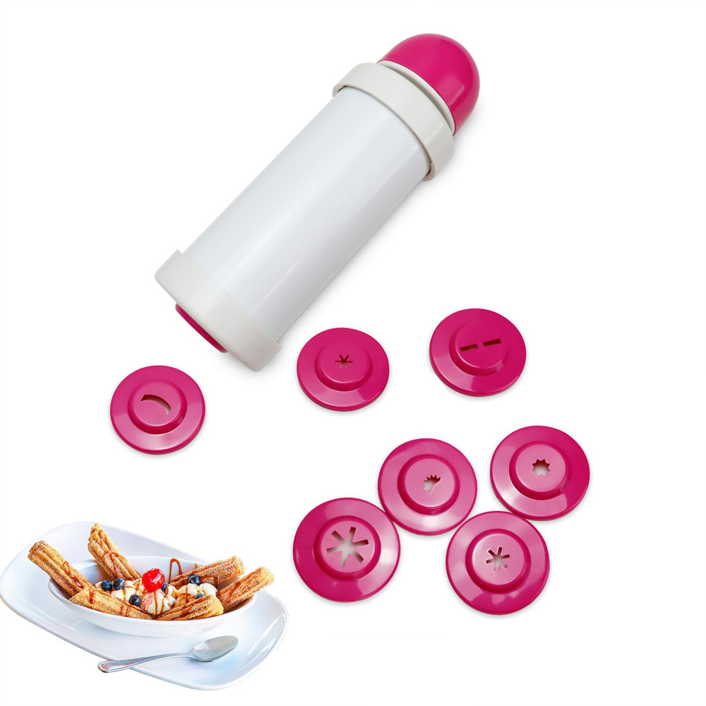 DIY Manual Cookie Press Maker  - Churros Maker Gun recension och pris