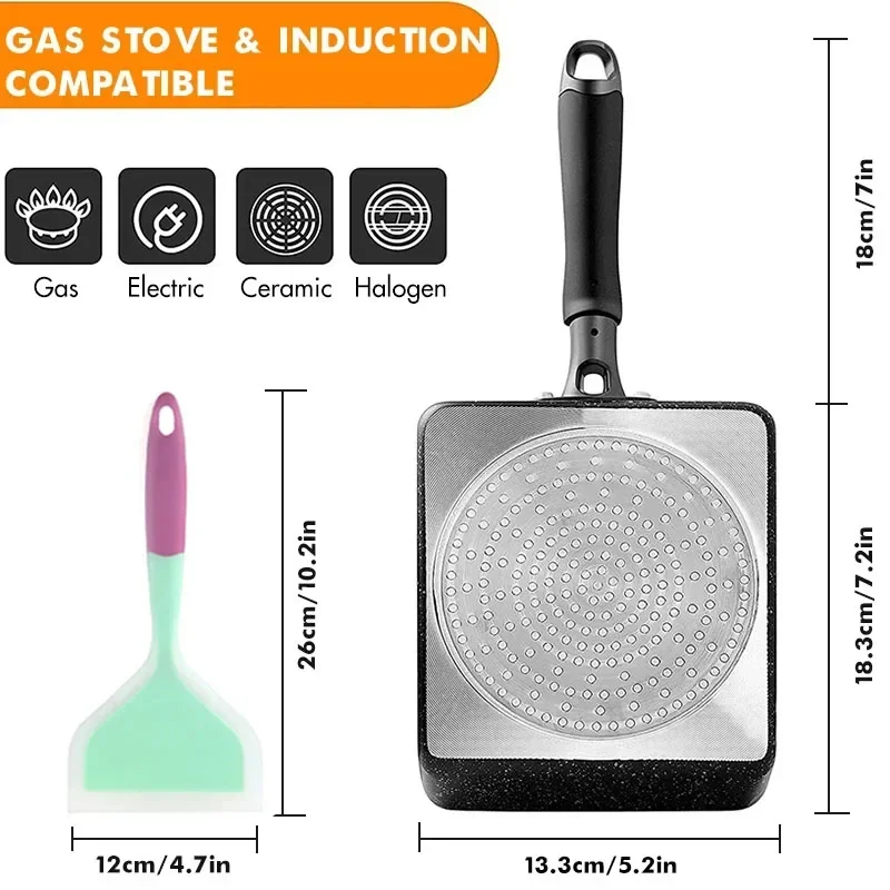 Japanese Omelette Pan / Tamago - Egg Waffle Pan recension och pris
