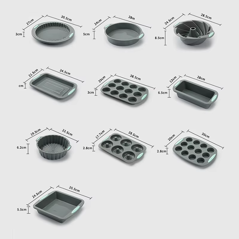 Silicone Fluted Cake Pans Non- - Donut Mold Silicone recension och pris