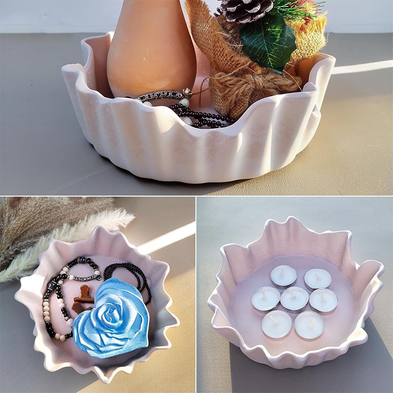 Lace Tray Fruit Tray DIY Gypsu - Potsticker Mold recension och pris